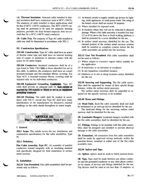 Chapter 3 Wiring Methods and Materials