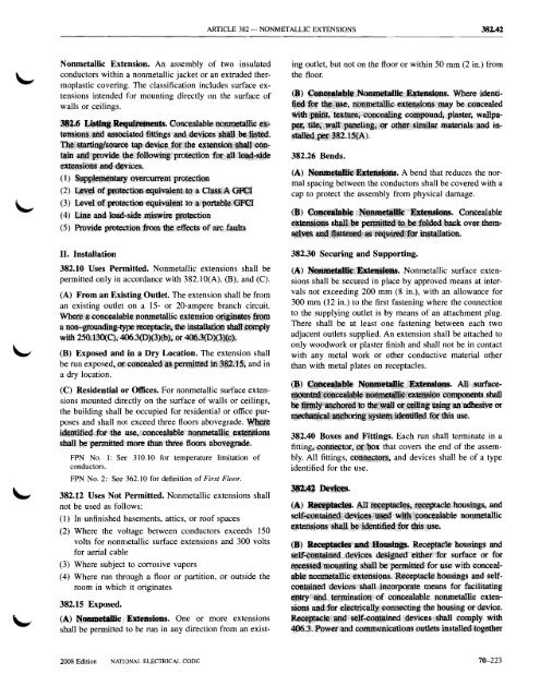 Chapter 3 Wiring Methods and Materials