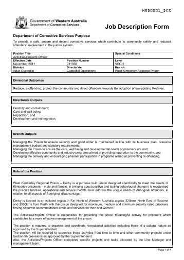 job description forms