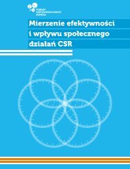 Mierzenie efektywnoÅci i wpÅywu spoÅecznego dziaÅaÅ CSR - Forum ...