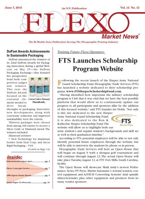 FTS Launches Scholarship Program Website - NV Publications.com