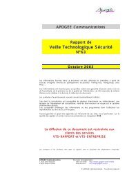 Veille Technologique SÃ©curitÃ© - cert devoteam