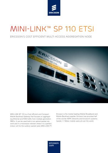 LZT 110 5200 R2 ETSI Mini-LinkSP 110.indd
