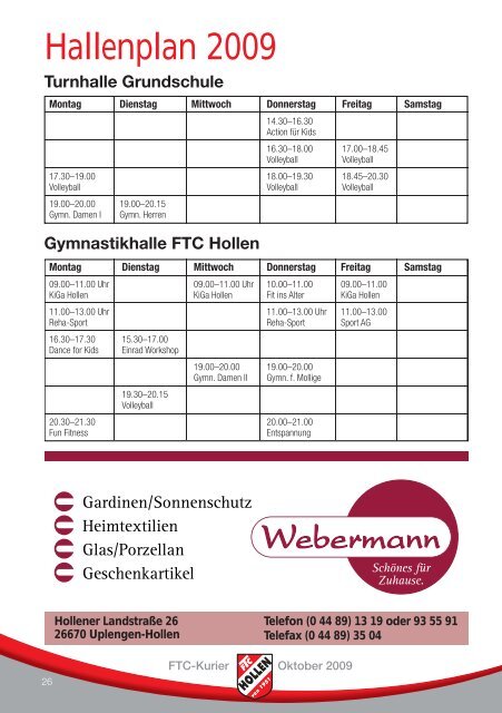 EDEKA aktiv-Markt· Inh.: Hartmuth  Ammermann - FTC Hollen eV ...