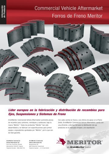 Forros de Freno Meritor