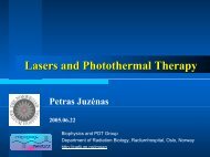 Lasers and photothermal therapy