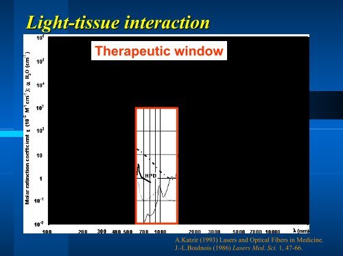 Lasers and photothermal therapy