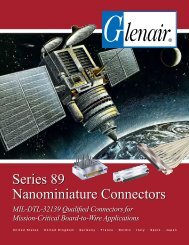 Glenair Series 89 Nanominiature Connectors - MPS Terminal