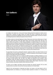 Azis Sadikovic - ISO - Innviertler Symphonie Orchester