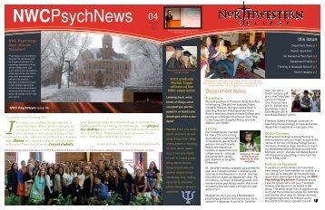 2012 Psych Newsletter (Compressed) - Northwestern College