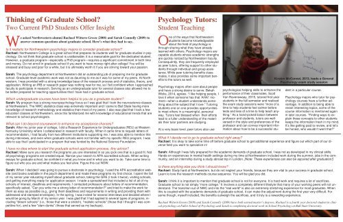 2012 Psych Newsletter (Compressed) - Northwestern College