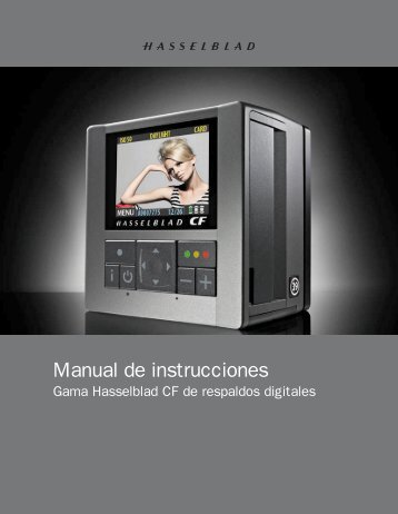 Manual de instrucciones - Hasselblad.jp