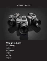 Manuale d'uso - Hasselblad.jp