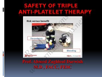 Safety of Triple Antiplatelet Therapy - cardioegypt2011