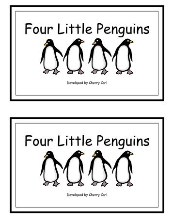 Four Little Penguins Four Little Penguins - Little Book Lane