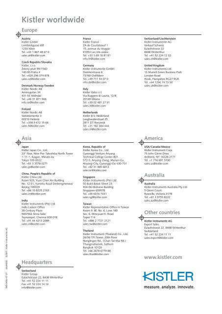 Brochure archive, Torque Sensors, Measurement ... - techno volt