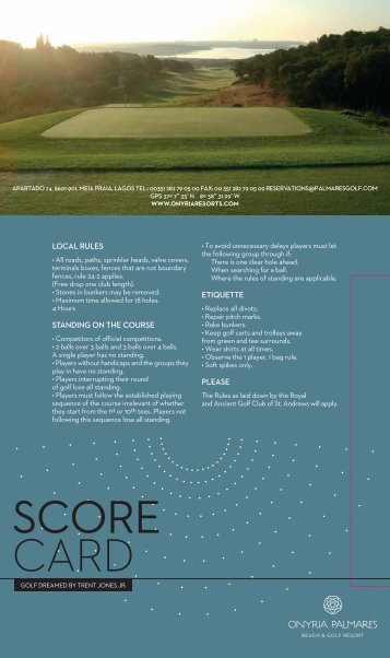 to view scorecard for Palmares GC - Golf de la Luz