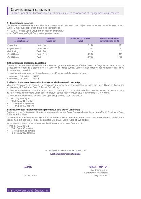 Document de RÃƒÂ©fÃƒÂ©rence 2011 - Paper Audit & Conseil