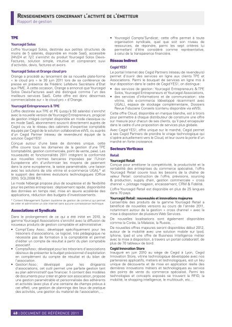 Document de RÃƒÂ©fÃƒÂ©rence 2011 - Paper Audit & Conseil