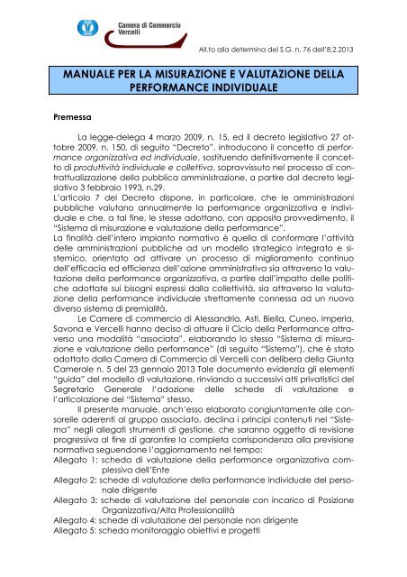 Manuale Della Qualità: Documento Strategico Organizzativo