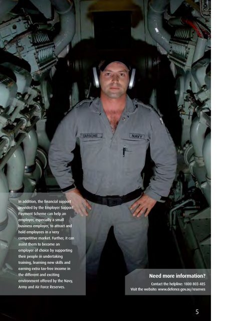 Reservists Employer Handbook - Australian Defence Force Recruiting