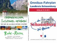 Fahrplan Landkreis Schaumburg - Ruhe-Reisen