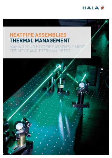 heatpipe assemblies thermal management - HALA Contec GmbH ...