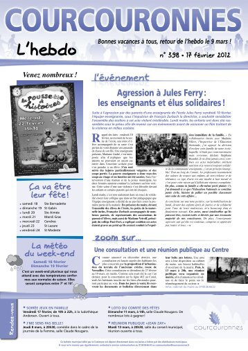 L'Hebdo nÂ°398 - Courcouronnes