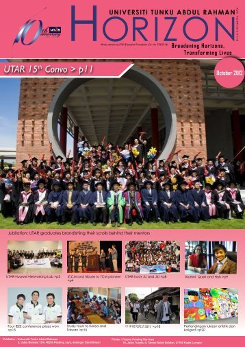 UTAR 15th Convo > p11 - Universiti Tunku Abdul Rahman