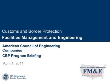 Customs and Border Protection Facilities Management - American ...