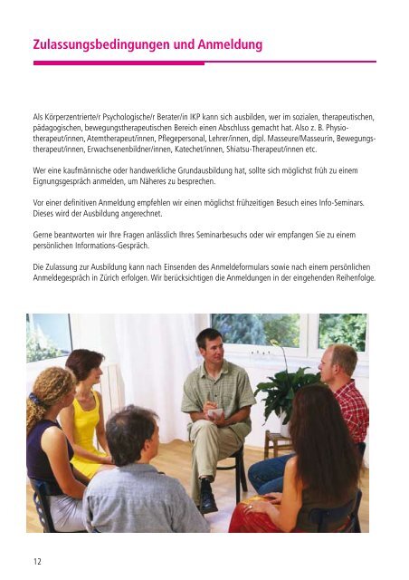 Körperzentrierte Psychologische Beratung IKP - IKP Institut