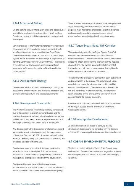 Master Plan 2006 - Gold Coast Airport