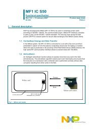 NXP S50 datasheet - Adafruit Industries