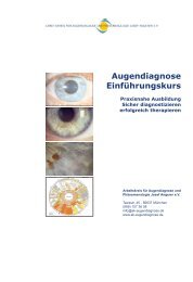 Augendiagnose Einführungskurs - Arbeitskreis für Augendiagnose