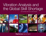 Vibration Analysis and the Global Skill Shortage - Plant Services