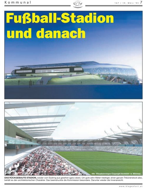 Das Super-Stadion. Kommission wÃ¤hlte einstimmig. - Klagenfurt