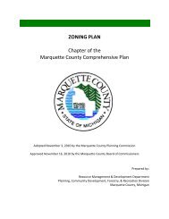 Local Zoning Analysis - Marquette County