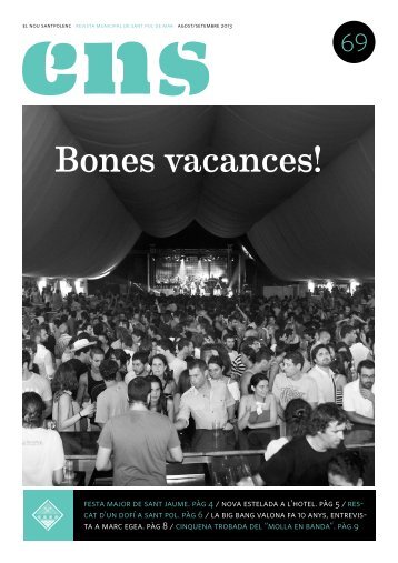 ENS 69 - Bones vacances! - AGO 13 PDF - Ajuntament de Sant Pol ...