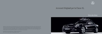 Accessori Originali per la Classe SL. - Star Service 2000 srl