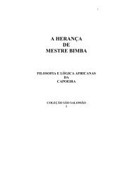 A HERANÃA DE MESTRE BIMBA - NOTÃCIAS CPPA