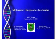 Molecular Diagnostics In Jordan - Jeans4genes.org