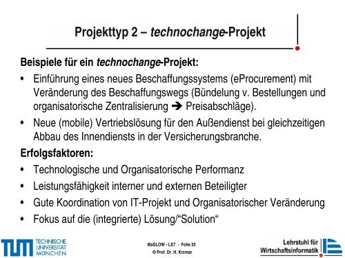 technochange - Lehrstuhl fÃ¼r Wirtschaftsinformatik