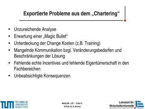 technochange - Lehrstuhl fÃ¼r Wirtschaftsinformatik