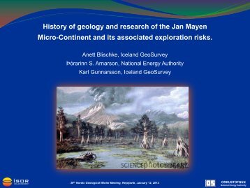 Geology of the Jan Mayen Microcontinent - National Energy ...