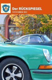 Der RÃCKSPIEGEL - Maumee Valley - Porsche Club of America