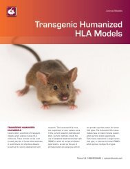 Transgenic Humanized HLA Models - Taconic