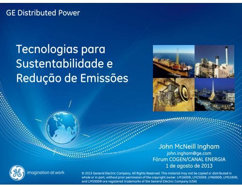 Tecnologias para Sustentabilidade e ReduÃ§Ã£o de EmissÃµes - Cogen