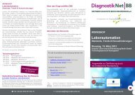 Laborautomation - DiagnostikNet | BB