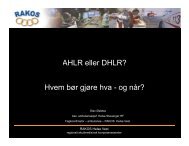 AHLR eller DHLR? - NRR