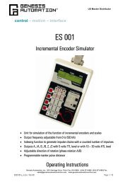 Encoder Simulator ES001 - Genesis Automation
